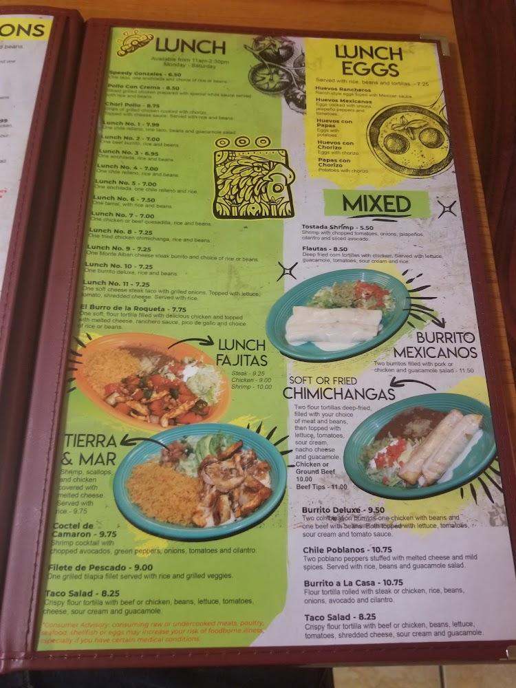 Monte Alban Mexican Grill & Seafood Menu image 3